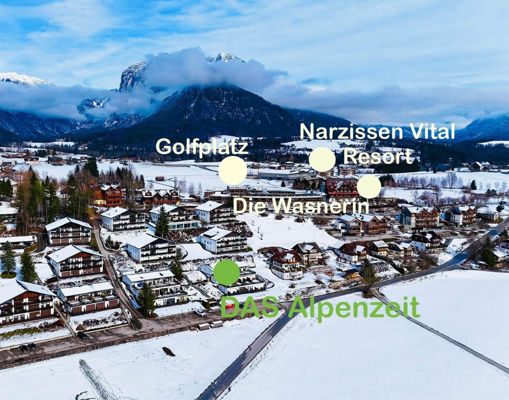 Das Alpenzeit Appartement Mit Just Private Terrasse (Adults Only) باد اوسي المظهر الخارجي الصورة