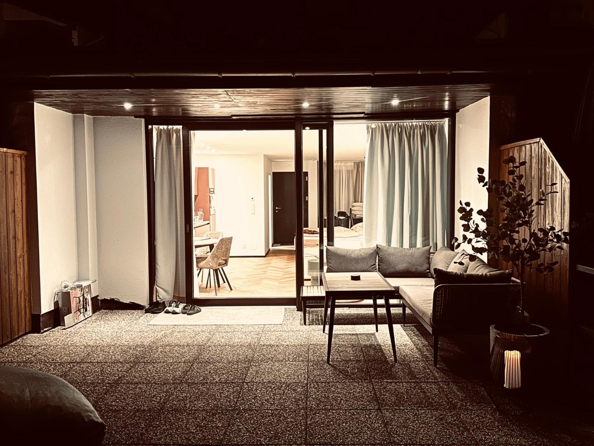 Das Alpenzeit Appartement Mit Just Private Terrasse (Adults Only) باد اوسي المظهر الخارجي الصورة