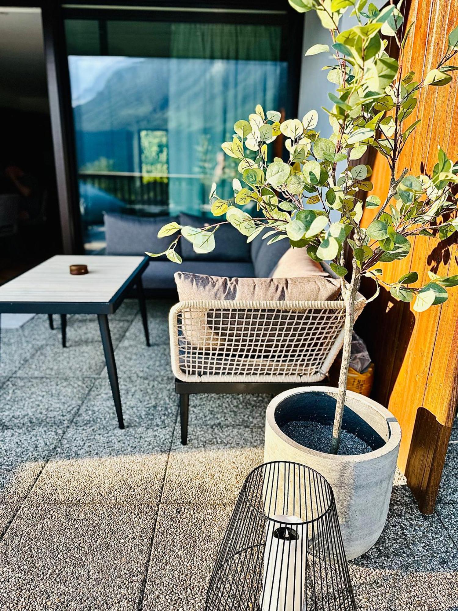 Das Alpenzeit Appartement Mit Just Private Terrasse (Adults Only) باد اوسي المظهر الخارجي الصورة