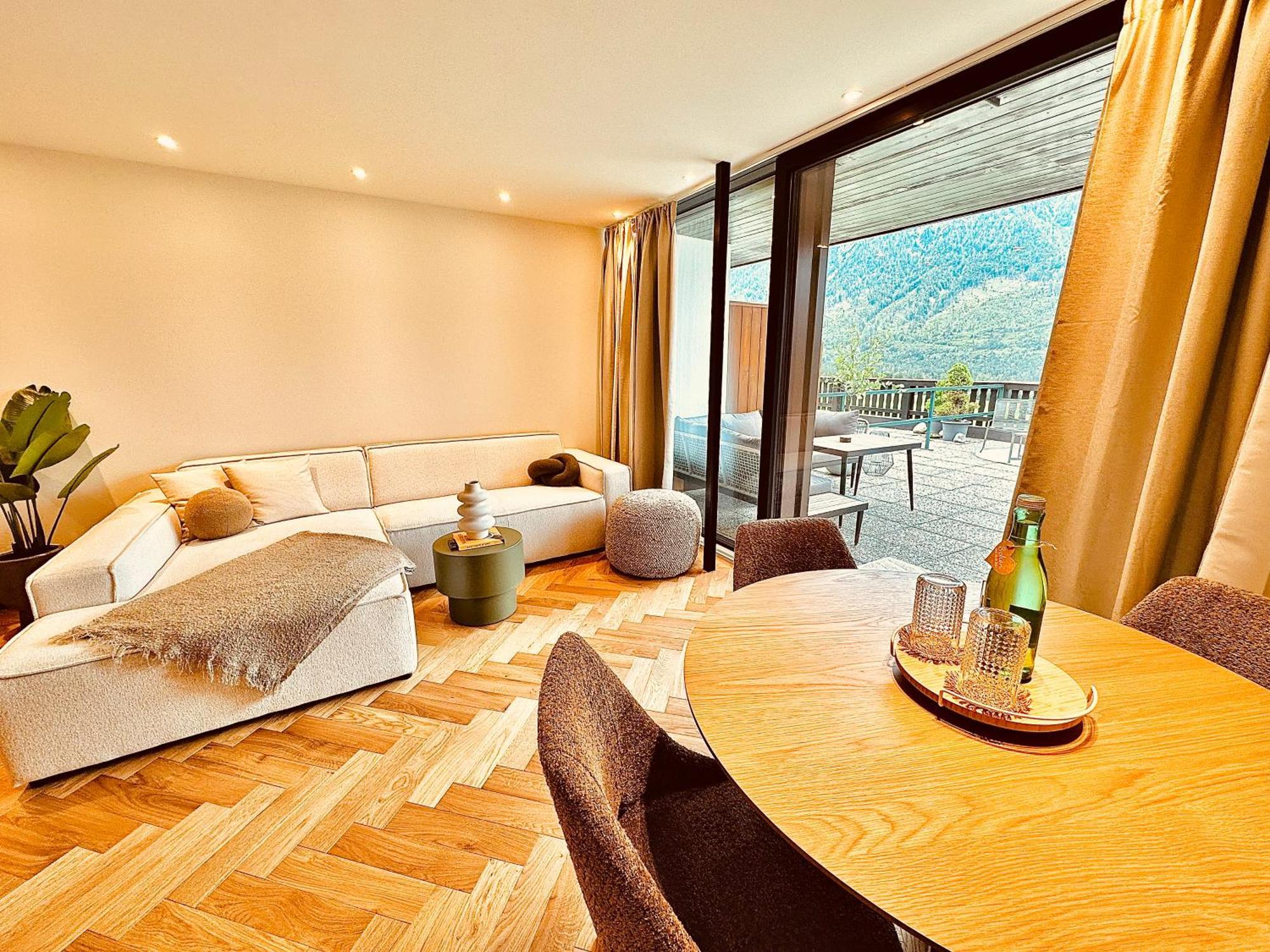 Das Alpenzeit Appartement Mit Just Private Terrasse (Adults Only) باد اوسي المظهر الخارجي الصورة