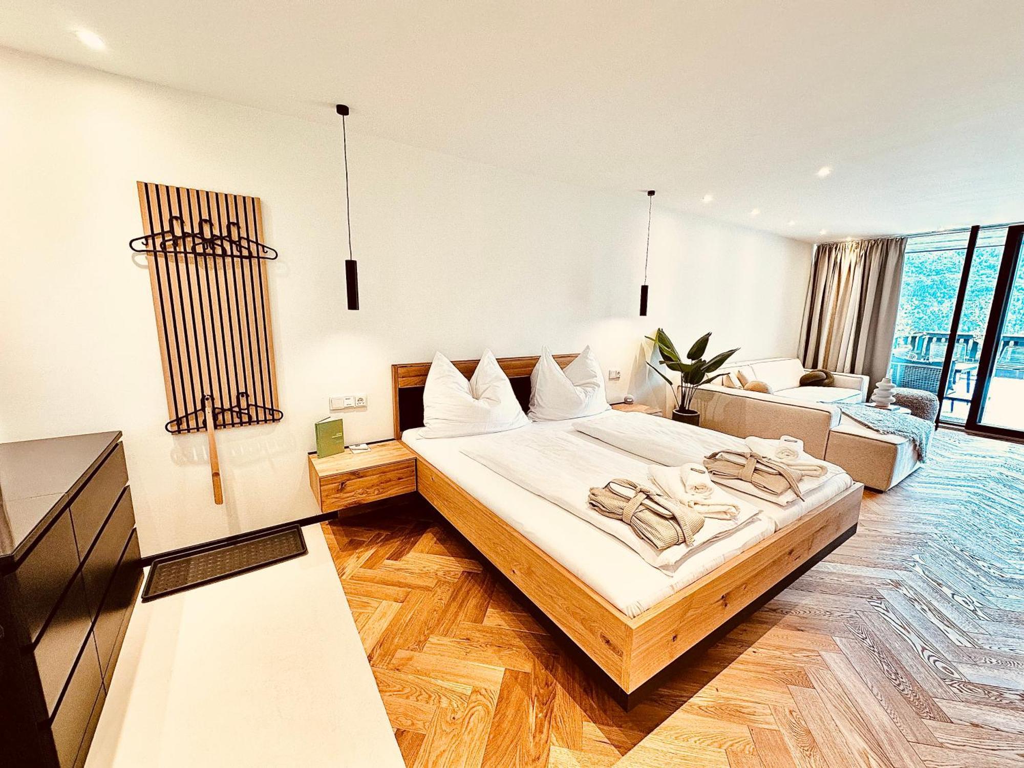 Das Alpenzeit Appartement Mit Just Private Terrasse (Adults Only) باد اوسي المظهر الخارجي الصورة