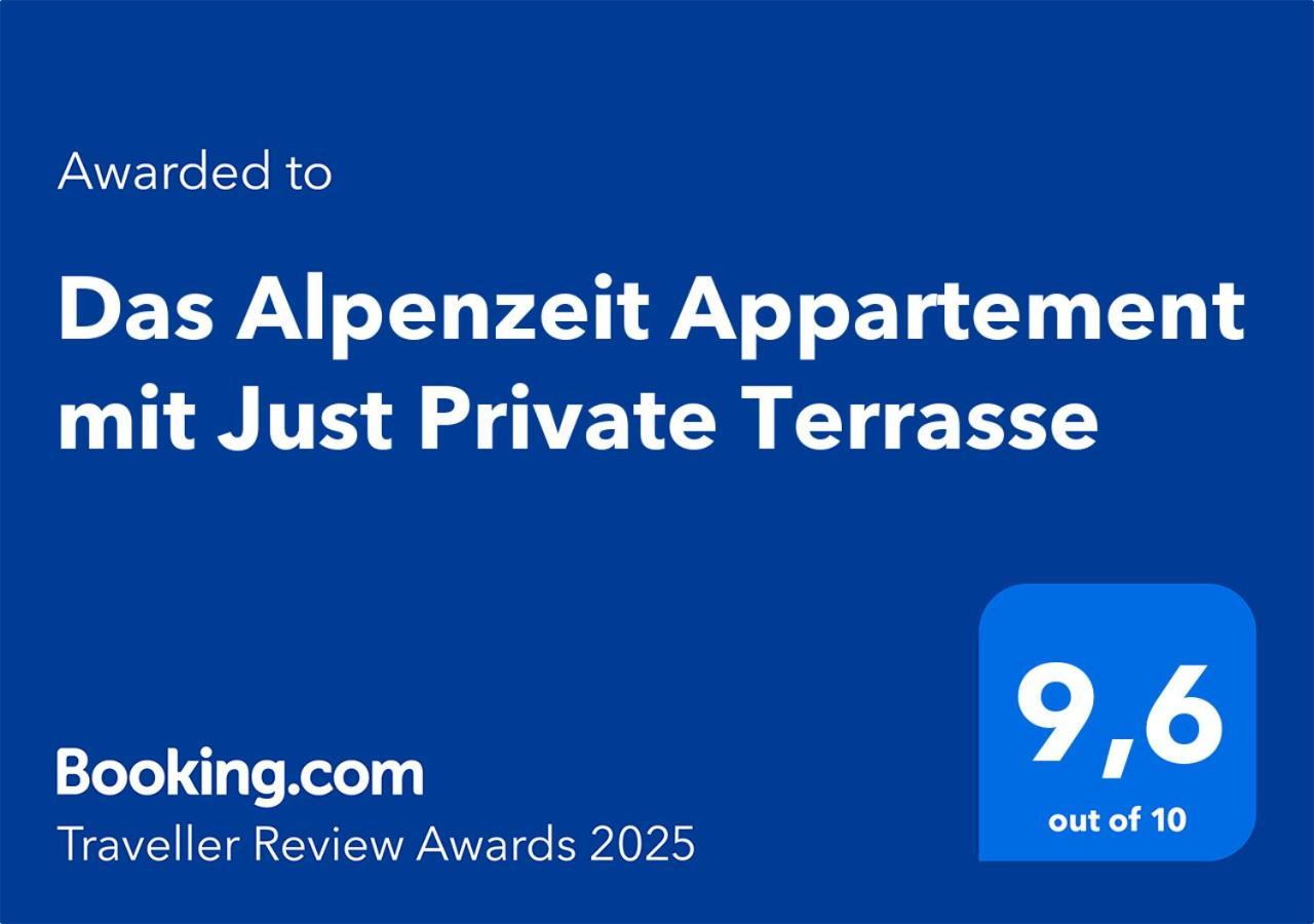 Das Alpenzeit Appartement Mit Just Private Terrasse (Adults Only) باد اوسي المظهر الخارجي الصورة