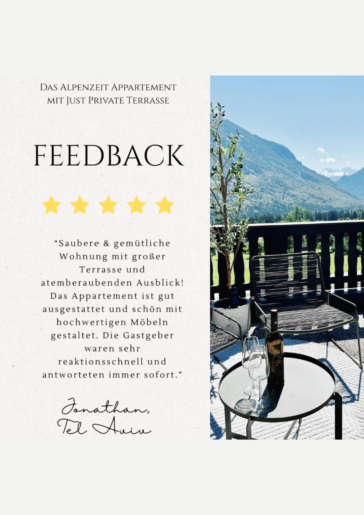 Das Alpenzeit Appartement Mit Just Private Terrasse (Adults Only) باد اوسي المظهر الخارجي الصورة